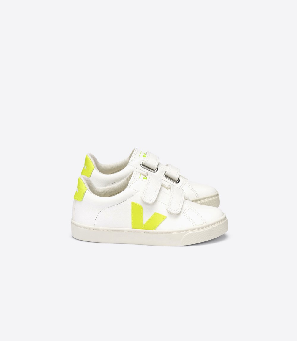 Veja Sneakers Barn - Esplar Velcro Chromefree - Vita - 850124-EOI